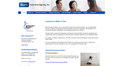 Desktop Screenshot of borninsurance.com